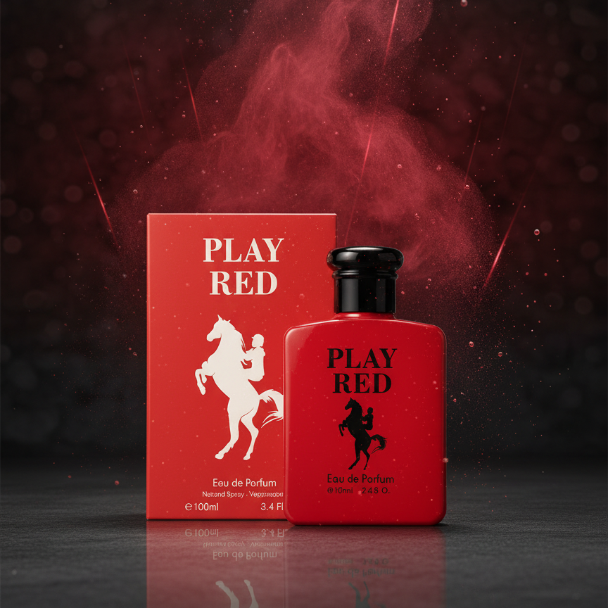 PLAY RED Eau de Parfum 100ml | Intense Unisex Fragrance