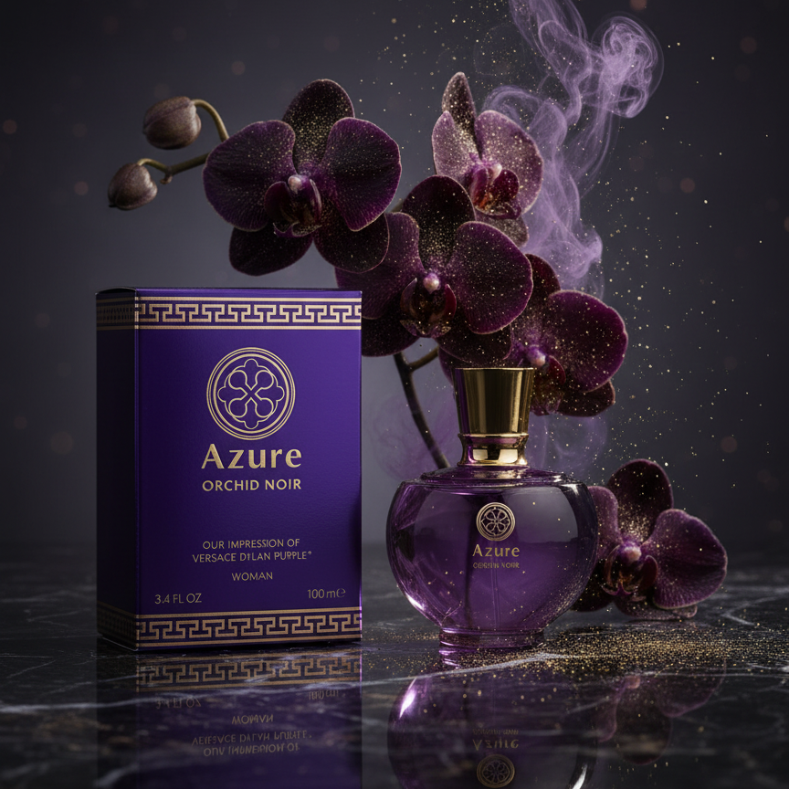 Azure Orchid Noir Eau de Parfum for Women | 100ml Luxury Fragrancev