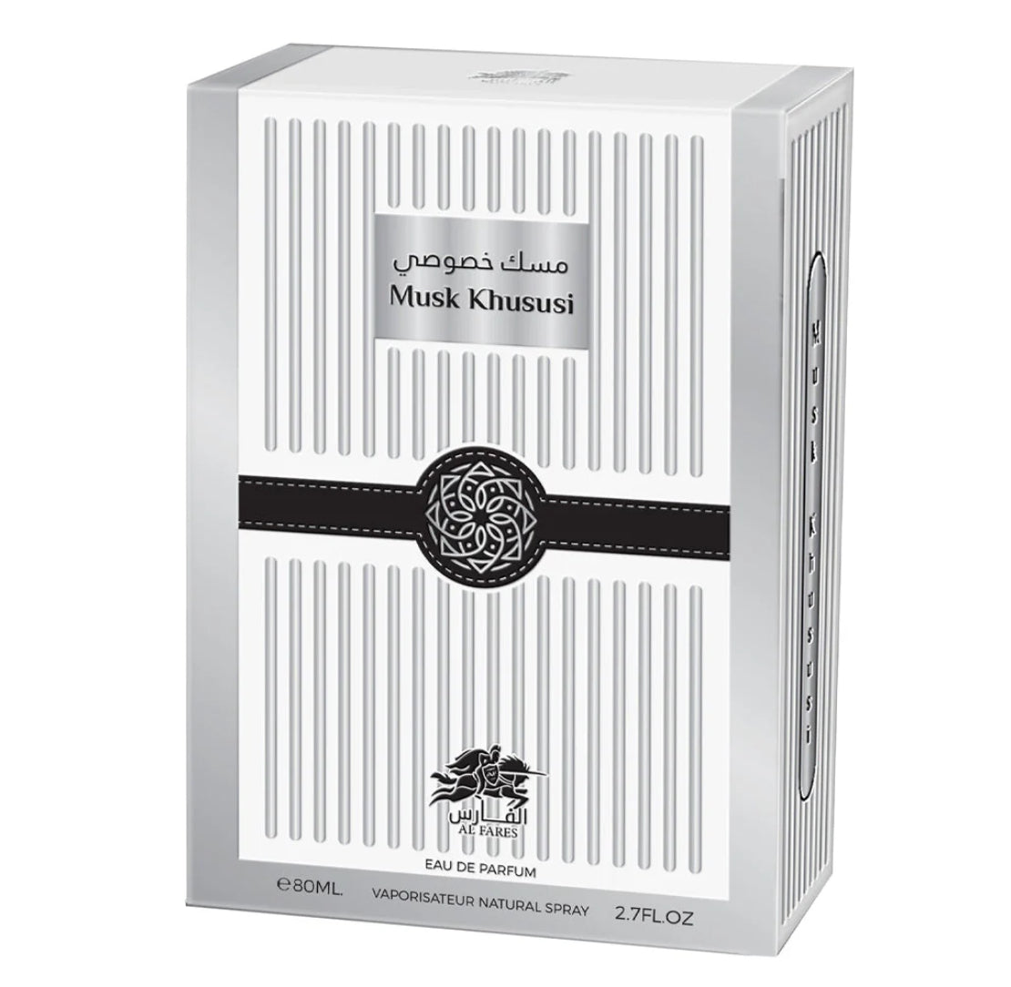Al Fares Musk Khususi Eau de Parfum | 80ml Oriental Fragrance