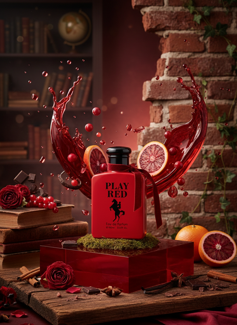 PLAY RED Eau de Parfum 100ml | Intense Unisex Fragrance
